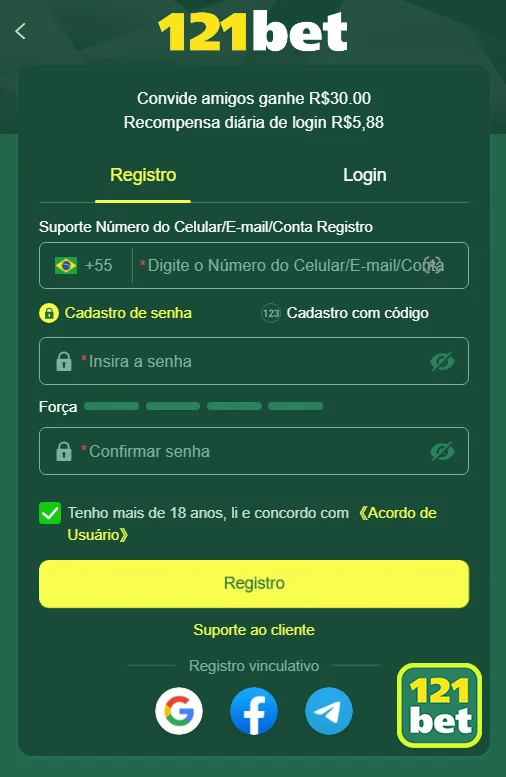Ilustração de Experimente o cassino online 121bet com vantagens VIP exclusivas